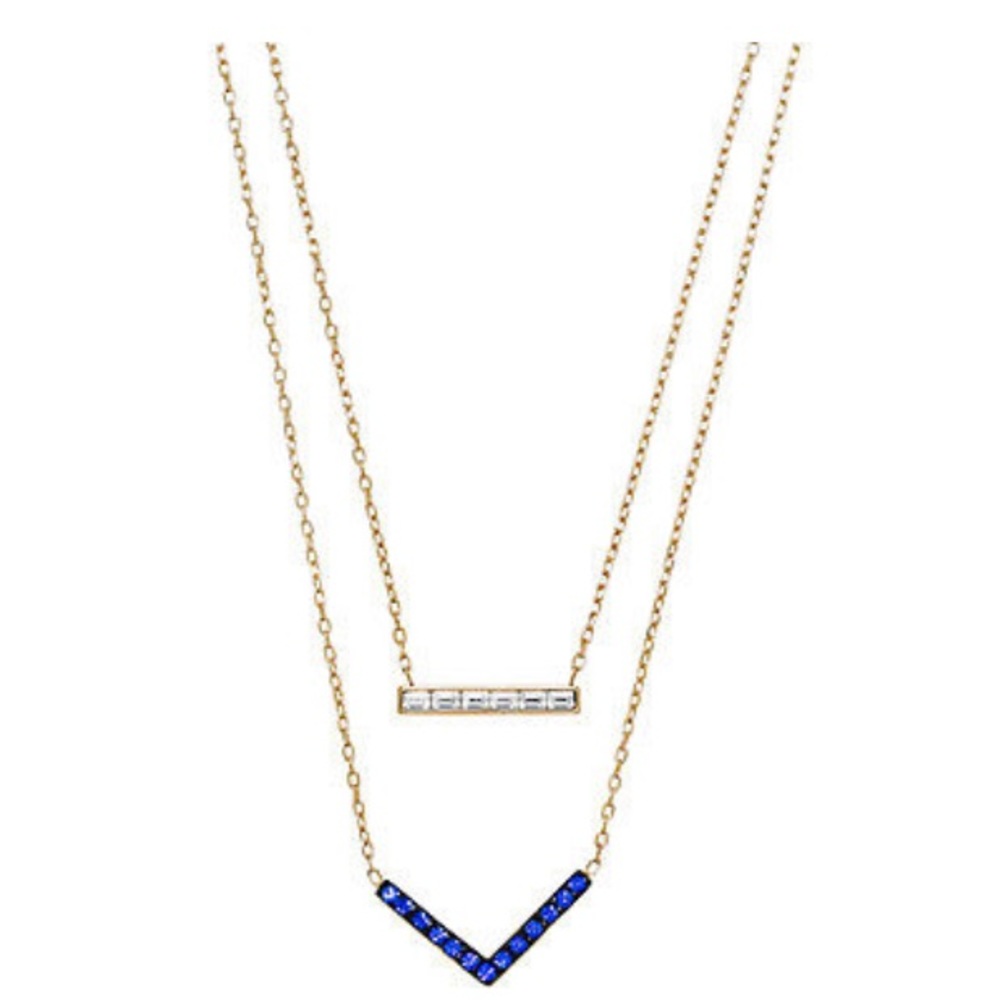 NWT Michael Kors Gold/Blue Necklace